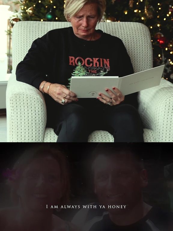 Weihnachten ohne den Vater lässt er ihn mit KI wieder auferstehen: das Video, das die Mutter zum Weinen bringt