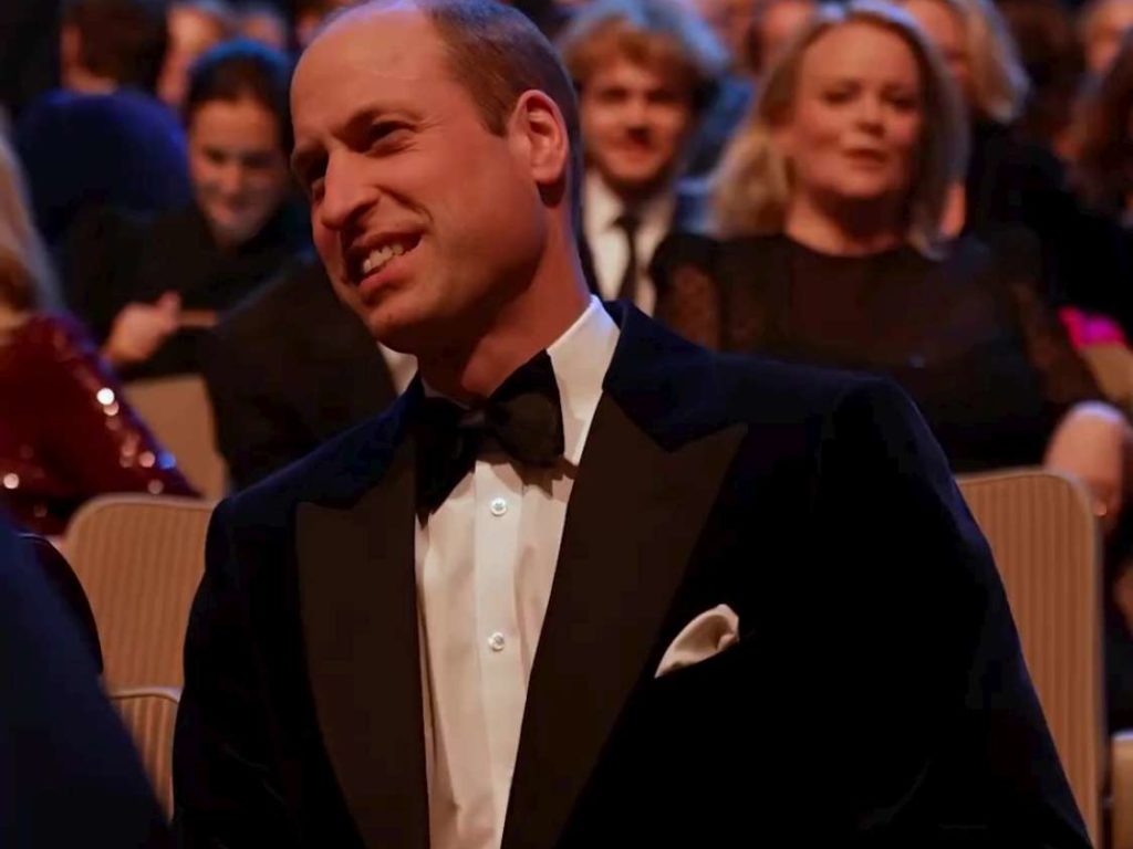 Gaffe del principe William ai Bafta: commento imbarazzante all'attrice