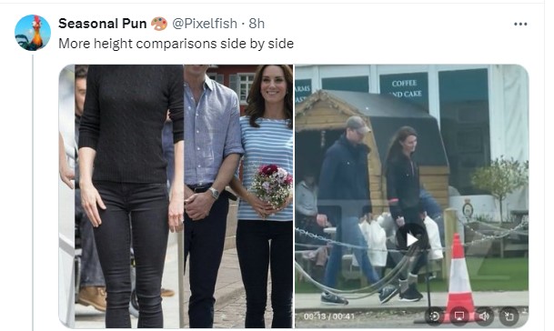 "No es Kate quien camina con William", la comparación de fotografías reaviva la tesis de la conspiración
