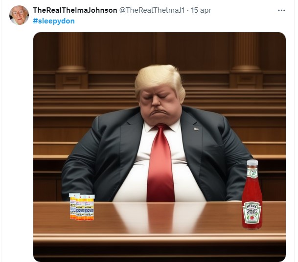 Donald Trump se queda dormido en la corte y se convierte en el meme del "Don somnoliento"