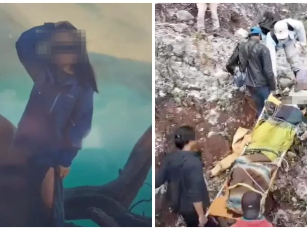 Photographie sa femme dans un arbre, elle tombe dans un volcan actif : morte