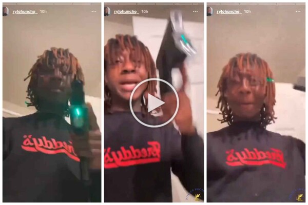 Rapper adolescente muore in diretta social mentre gioca con la pistola video (1)