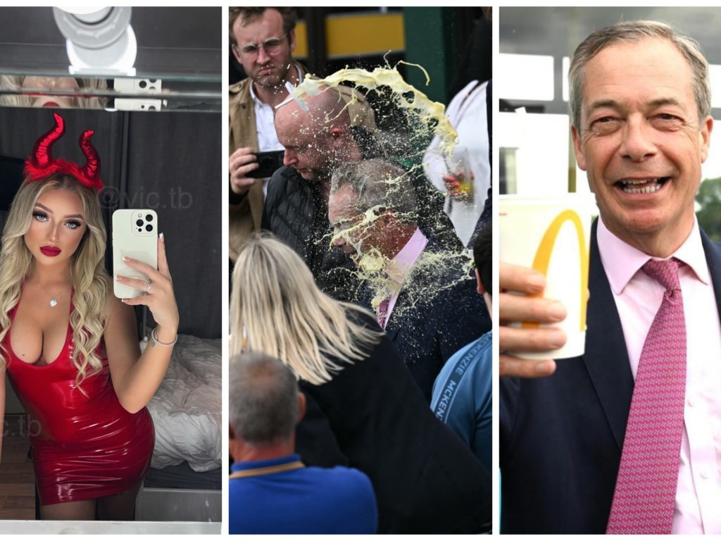 Arrestata la porno attrice che ha aggredito col milkshake Nigel Farage