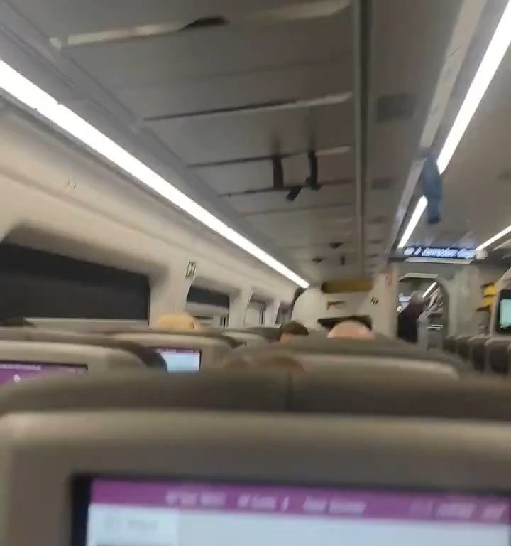 Turbulencias impactantes para los pasajeros, pero es un tren, no un avión: he aquí por qué