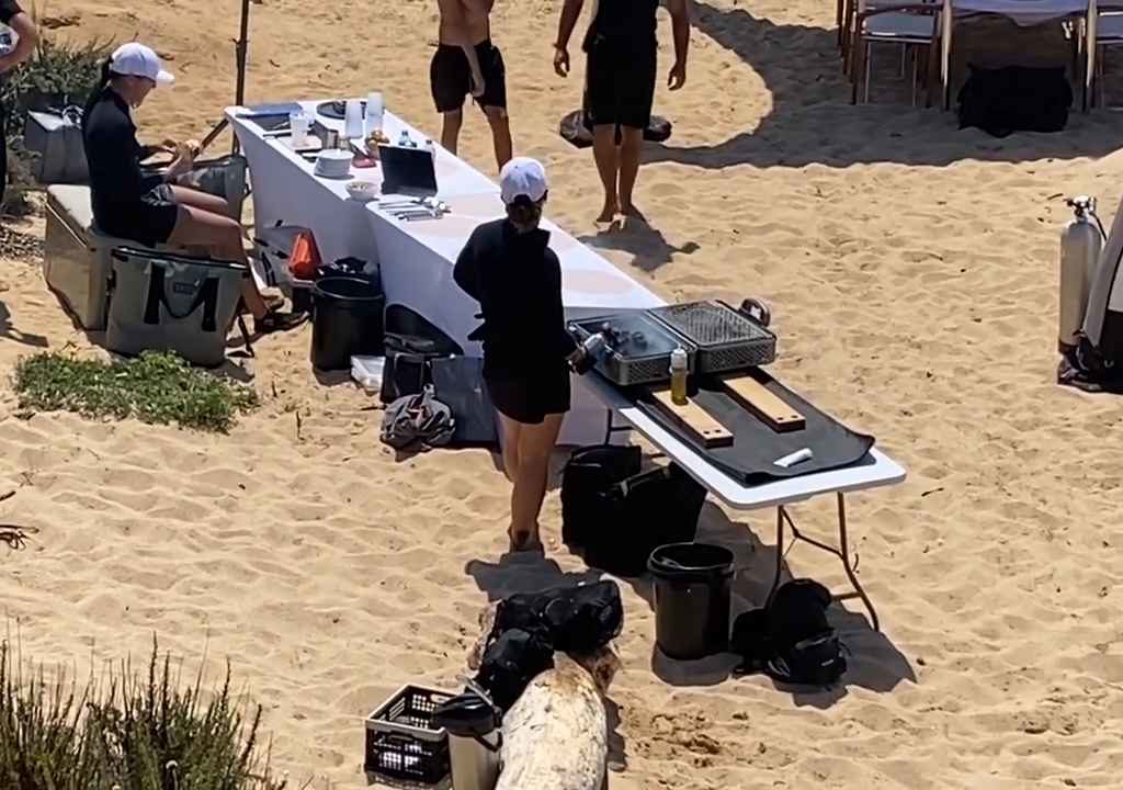 Festa illegale con barbecue di ricconi su spiaggia protetta in Sardegna: arriva la polizia