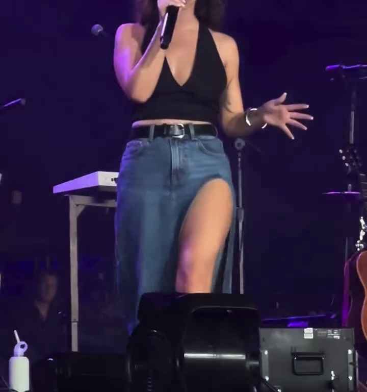 Metedura de pata en el escenario de Maren Morris, canta sin bragas y su video se vuelve viral