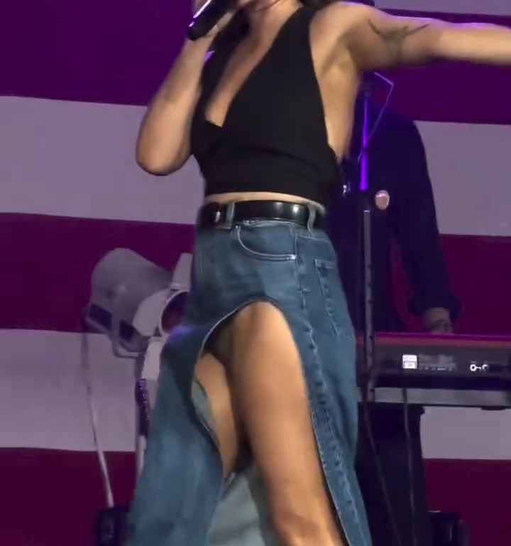 Metedura de pata en el escenario de Maren Morris, canta sin bragas y su video se vuelve viral