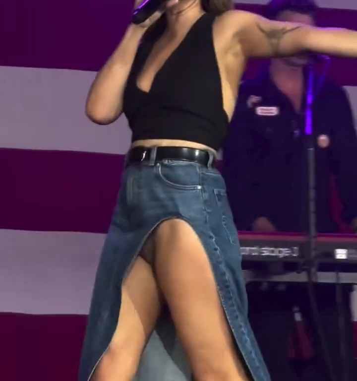 Metedura de pata en el escenario de Maren Morris, canta sin bragas y su video se vuelve viral