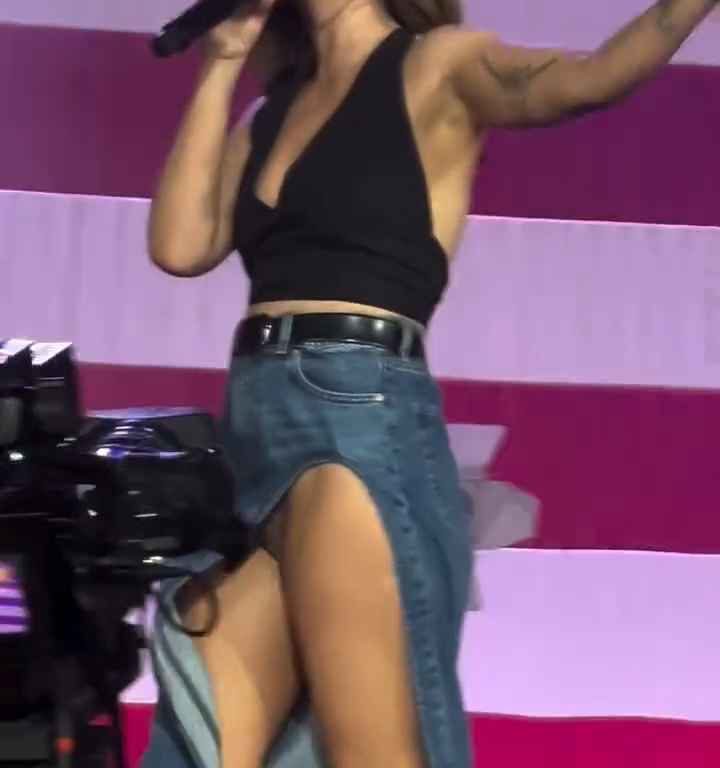 Metedura de pata en el escenario de Maren Morris, canta sin bragas y su video se vuelve viral