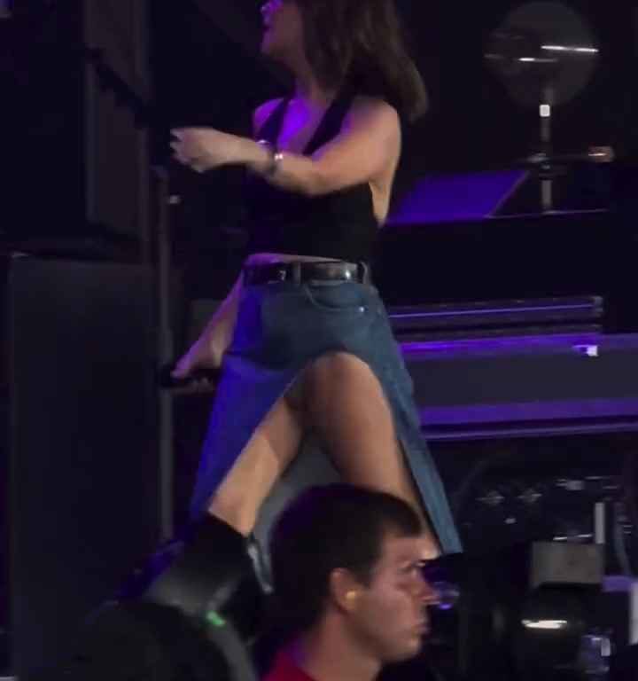 Metedura de pata en el escenario de Maren Morris, canta sin bragas y su video se vuelve viral