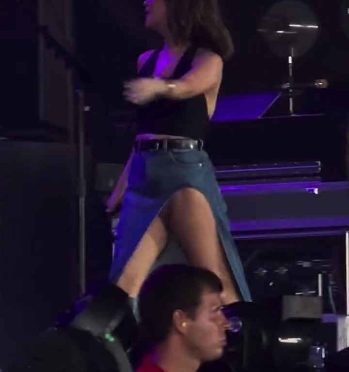 Metedura de pata en el escenario de Maren Morris, canta sin bragas y su video se vuelve viral