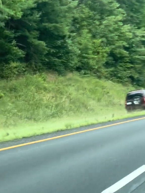 Conductor enojado intenta adelantar "todo terreno" en la autopista y destroza el auto: impactante video