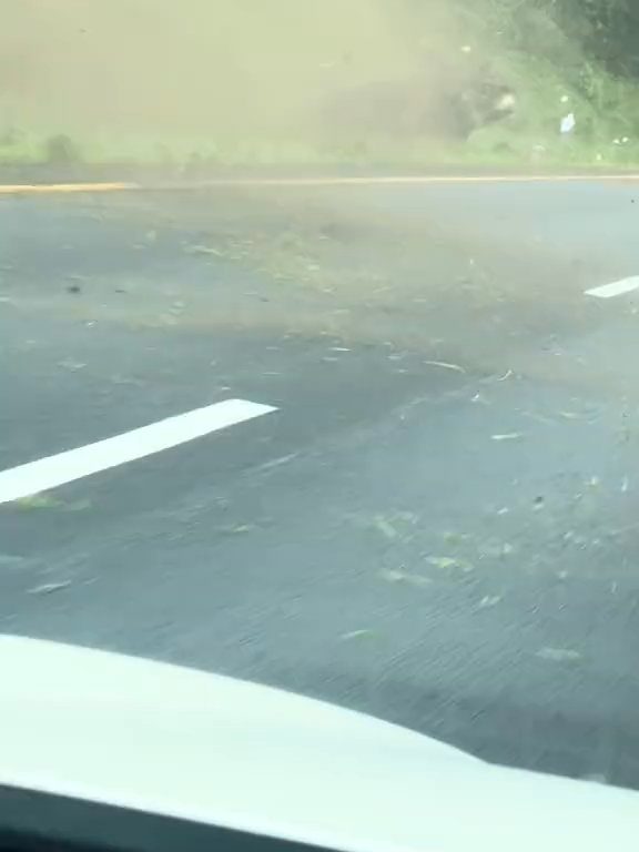 Conductor enojado intenta adelantar "todo terreno" en la autopista y destroza el auto: impactante video