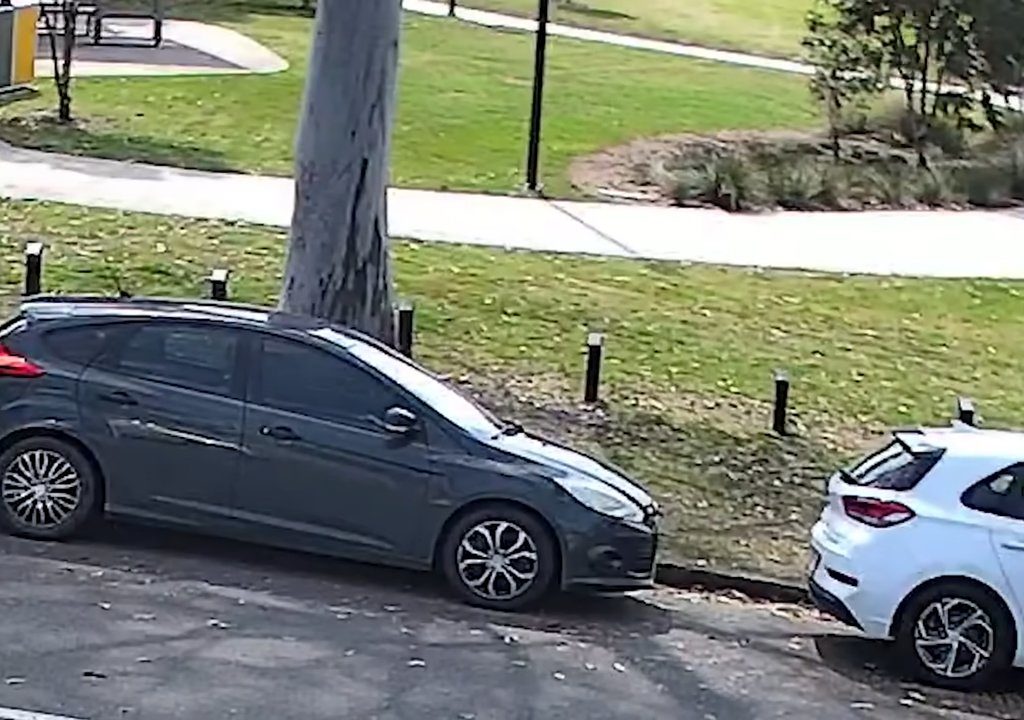 Café caliente en la cara de un recién nacido en el parque, el monstruo buscado en todo el mundo