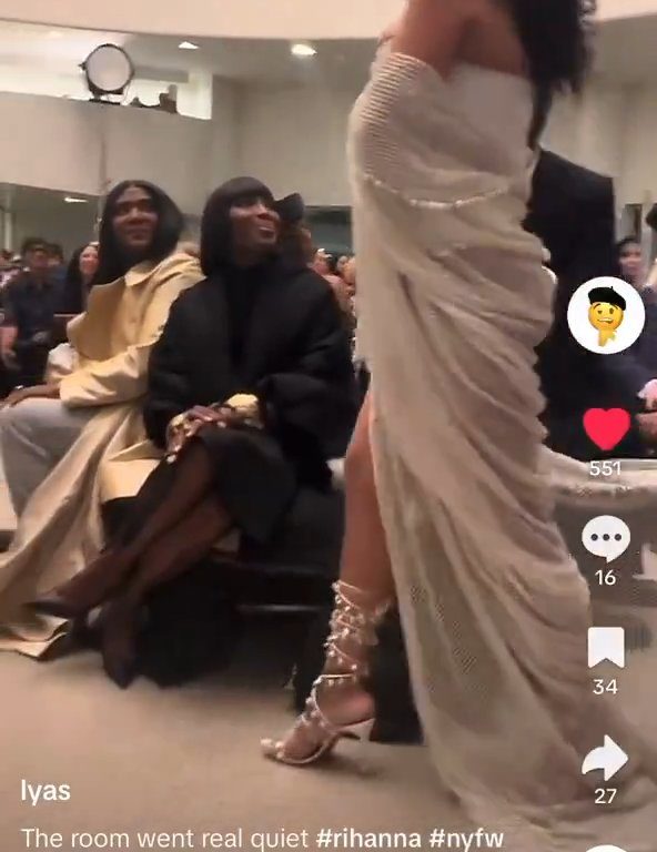 Rihanna ignoriert Naomi Campbell während der Modenschau: virales Video